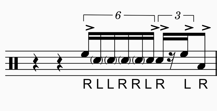 Six-Stroke Roll Intro Fill