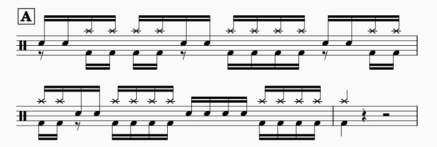 Kick and Snare 16th Notes