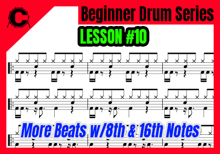 Beginner Drum Series Lesson 10