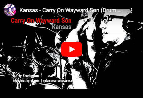 Kansas - Carry On Wayward Son Drum Cover