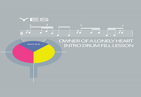 YES - Owner of a Lonely Heart Intro Drum Fill Lesson