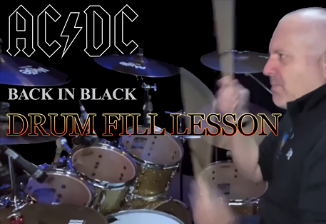 AC/DC Back in Black Drum Fill Lesson