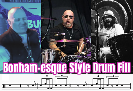 Bonham-esque Style Drum Fill